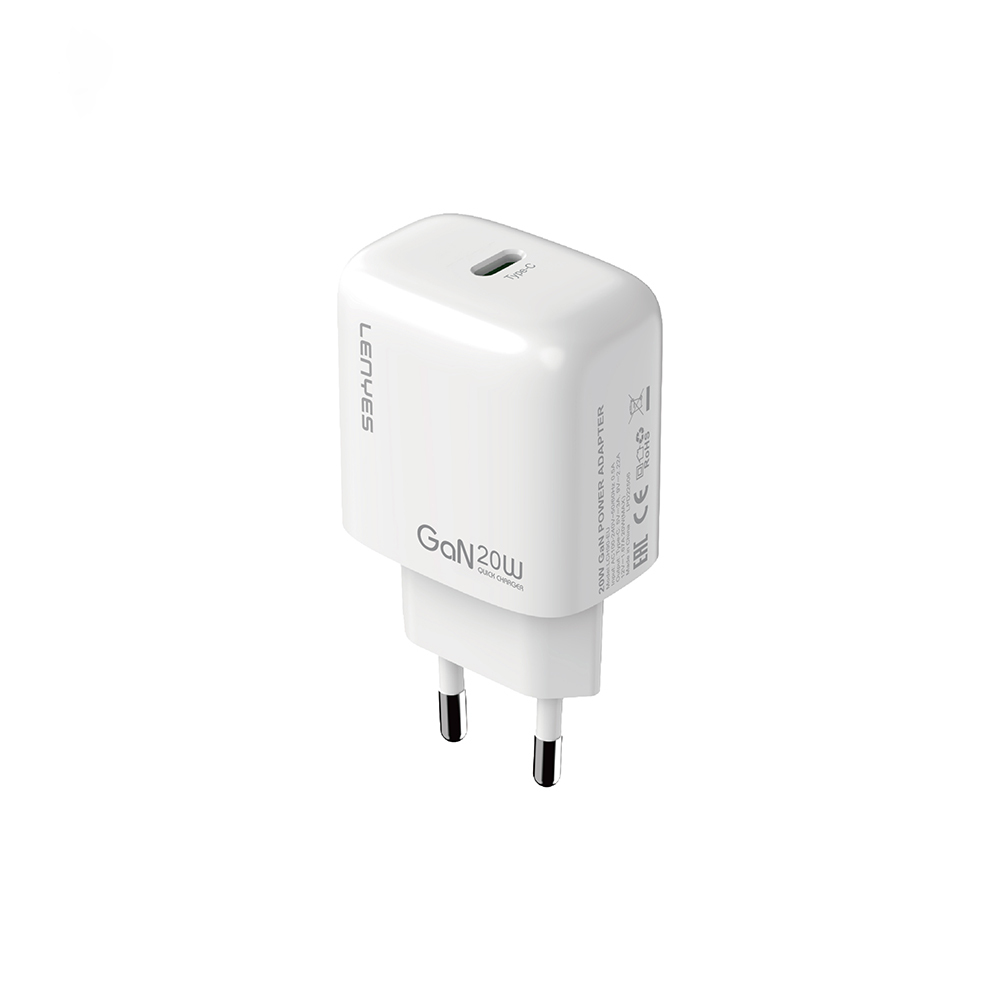 [RNZ-TA123947] Lenyes LCH90 Type-C GaN Teknolojili PD Hızlı Şarj Özellikli Şarj Başlığı 20W