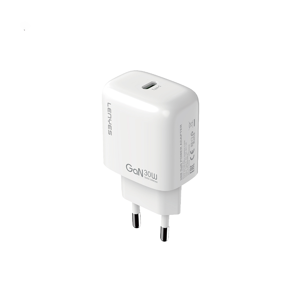 [RNZ-TA123949] Lenyes LCH92 Type-C GaN Teknolojili PD Hızlı Şarj Özellikli Şarj Başlığı 30W