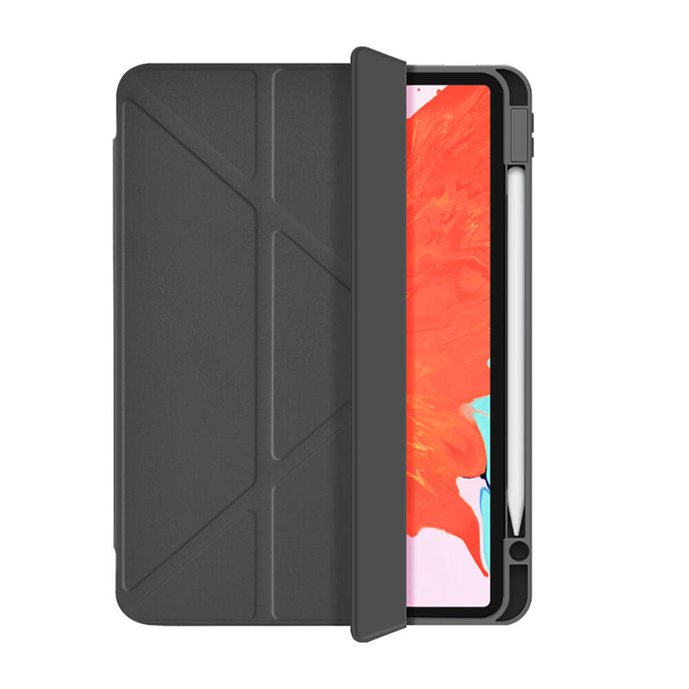 Apple iPad Pro 13 2025 M5 Uyumlu Wiwu 360° Dönebilen Standlı Magnetik Koruyucu Tablet Kılıfı