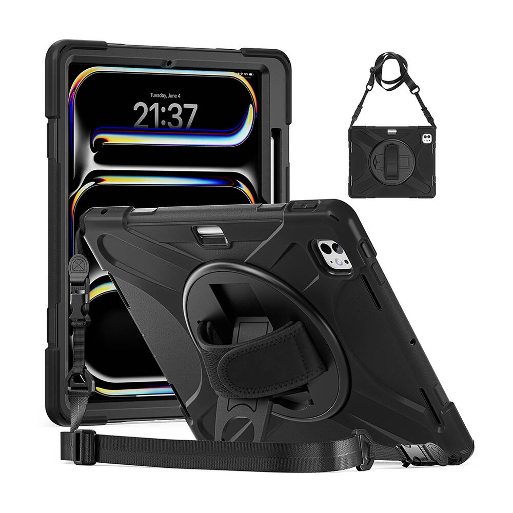 Apple iPad Pro 13 2025 M5 Uyumlu Zore Defender Tablet Silikon