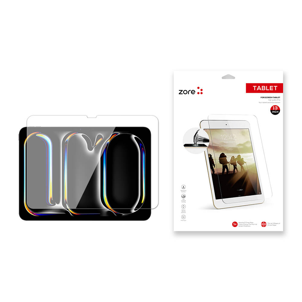 Apple iPad Pro 13 2025 M5 Uyumlu Zore Tablet Blue Nano Ekran Koruyucu