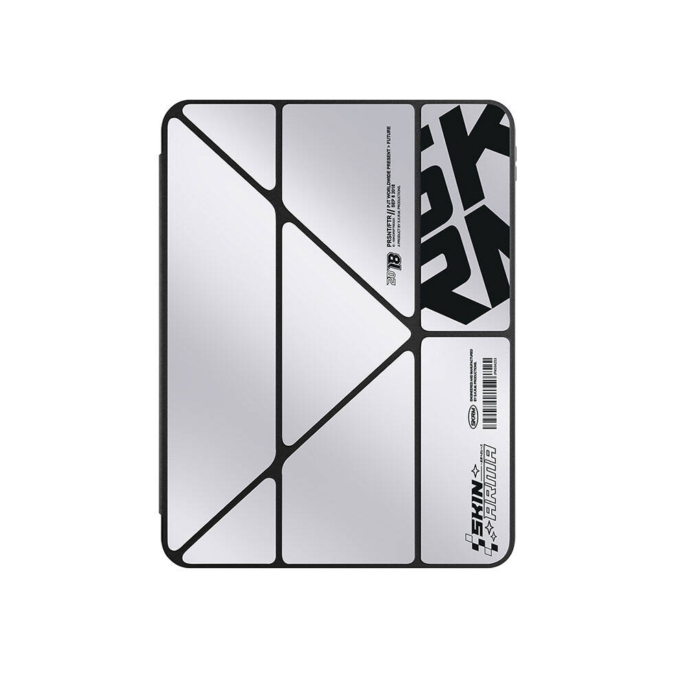 Apple iPad Pro 11 2025 M5 Uyumlu Kılıf SkinArma Holografik Tasarımlı Arkası Şeffaf Çıkarılabilir Magnetik Kira Kobai Kılıf