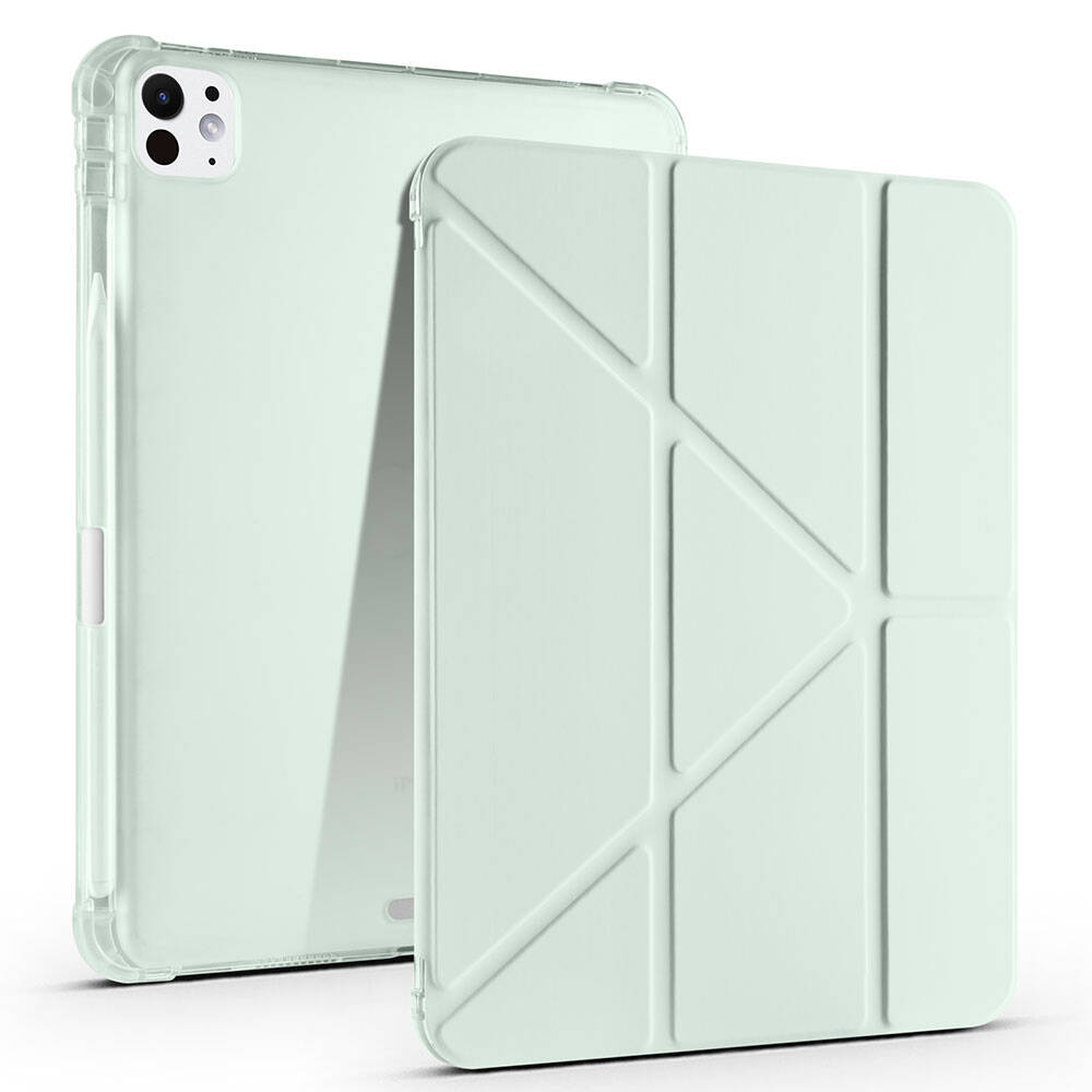 Apple iPad Pro 11 2025 M5 Uyumlu Kılıf Zore Tri Folding Kalem Bölmeli Standlı Kılıf