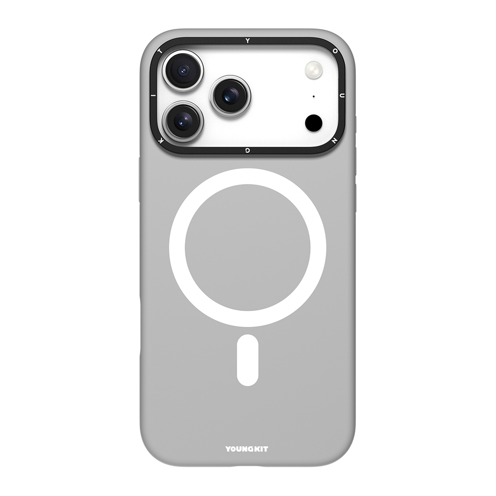 Apple iPhone 17 Pro Uyumlu Kılıf M-Safe Şarj Özellikli Kamera Standlı Youngkit Gel Cream Serisi Kapak
