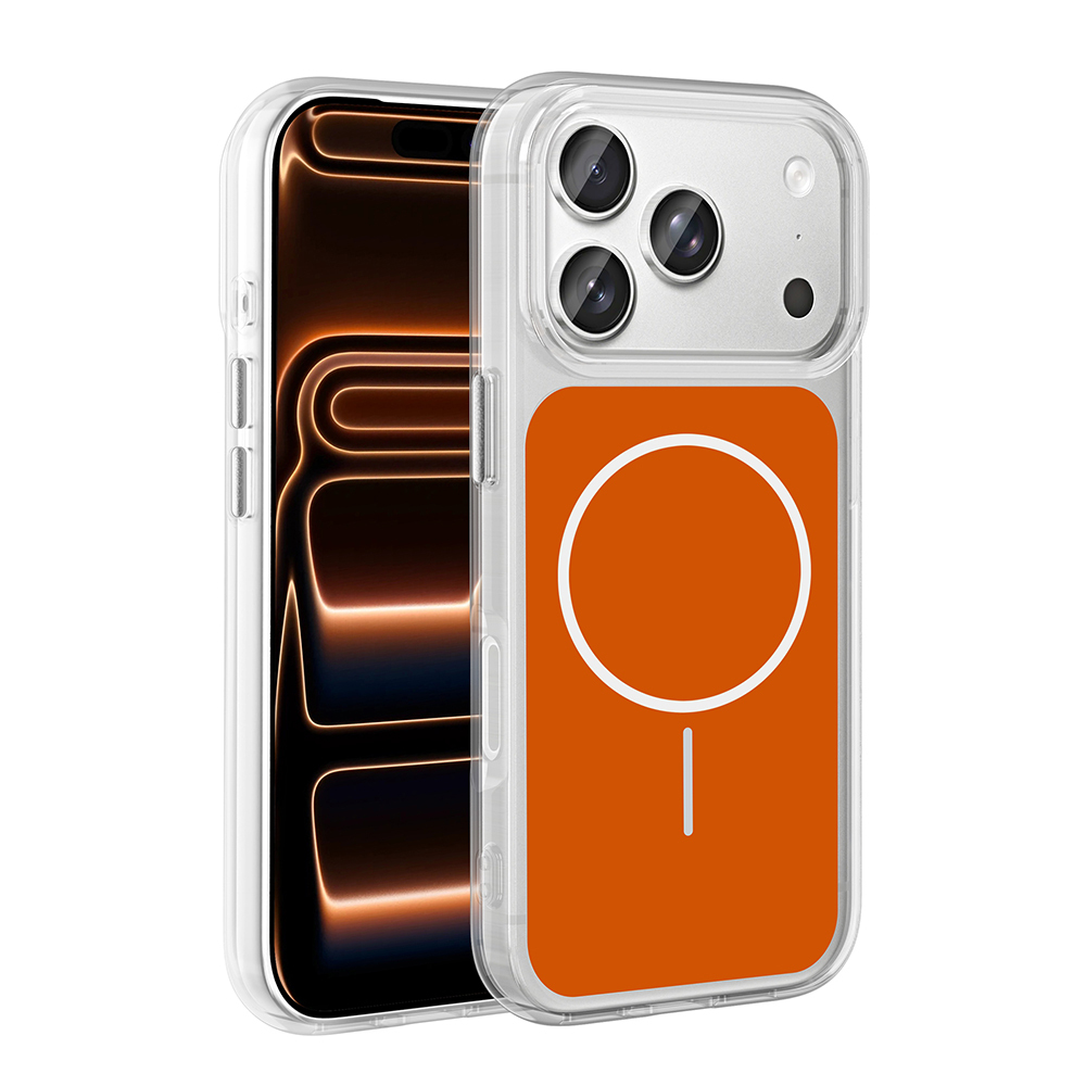 Apple iPhone 17 Pro Max Uyumlu Kılıf Metal Buton Tasarımlı Zore İkonik Sert Silikon Kapak
