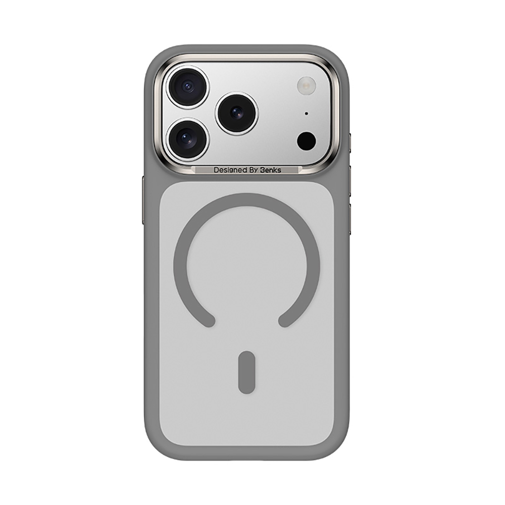 Apple iPhone 17 Pro Uyumlu Kılıf M-Safe Şarj Özellikli Benks Mist C-Magnet Kapak