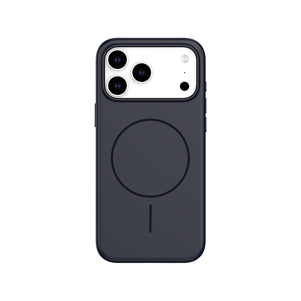 [RNZ-TA127109] Apple iPhone 17 Pro Uyumlu Kılıf M-safe Şarj Özellikli Wlons Liza Kapak (Siyah)