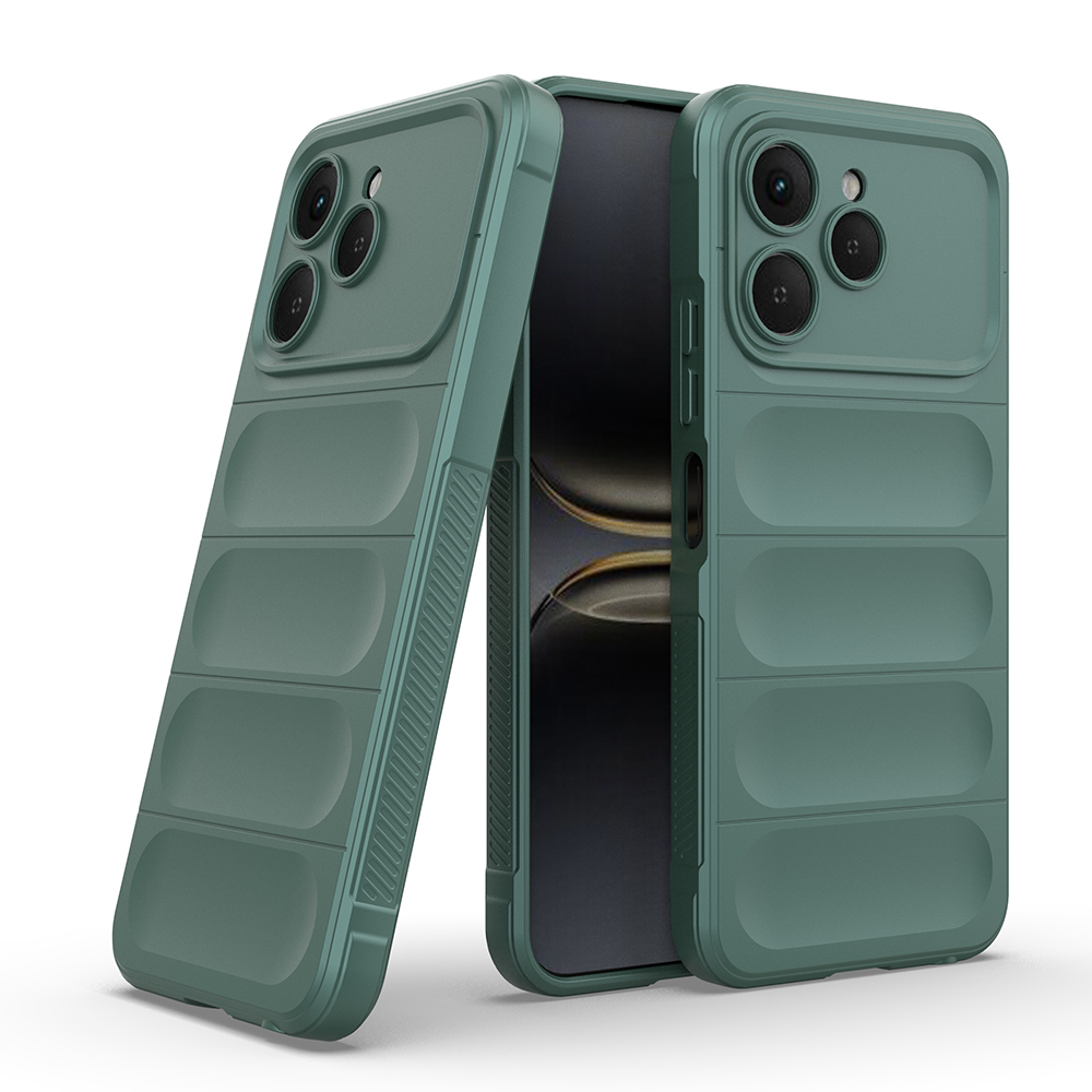 Tecno Spark 40 Uyumlu Kılıf Esnek TPU Oyuklu Arka Yüzey Tasarımlı Zore Etnik Silikon Kapak