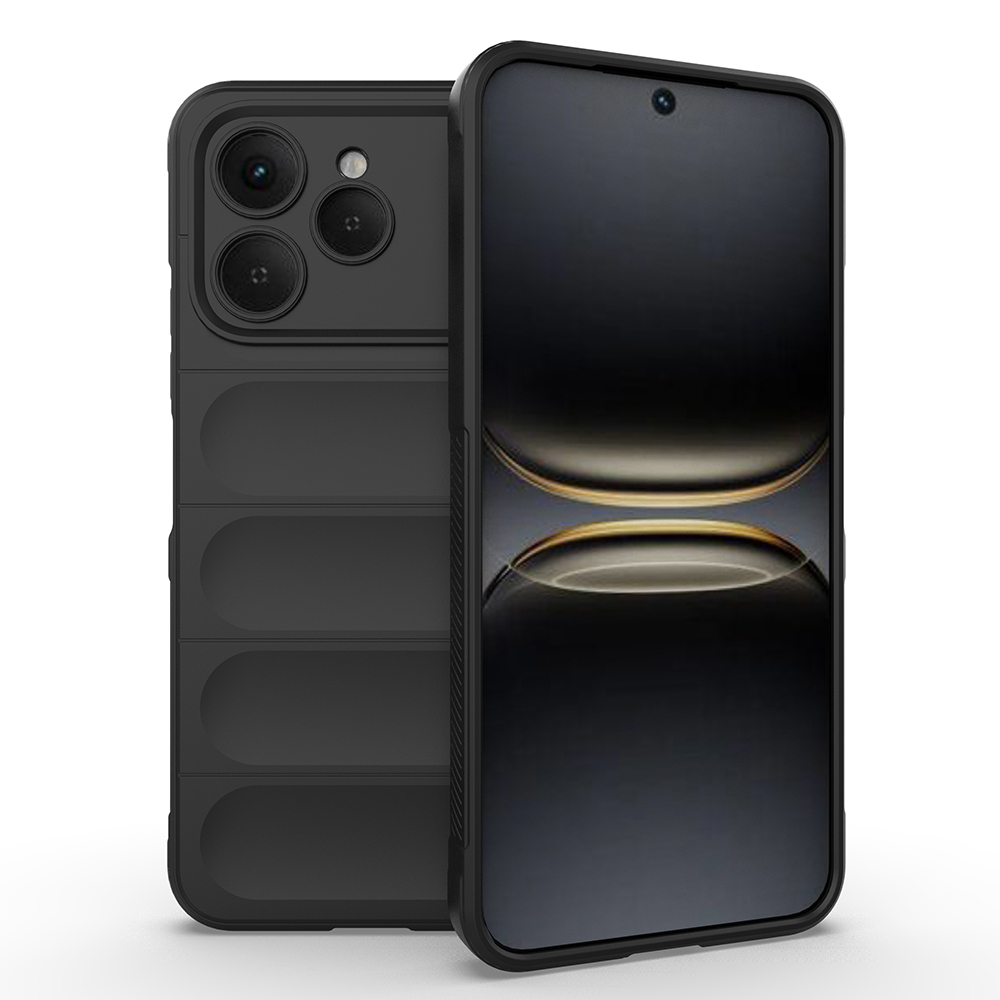 Tecno Spark 40 Uyumlu Kılıf Esnek TPU Oyuklu Arka Yüzey Tasarımlı Zore Etnik Silikon Kapak