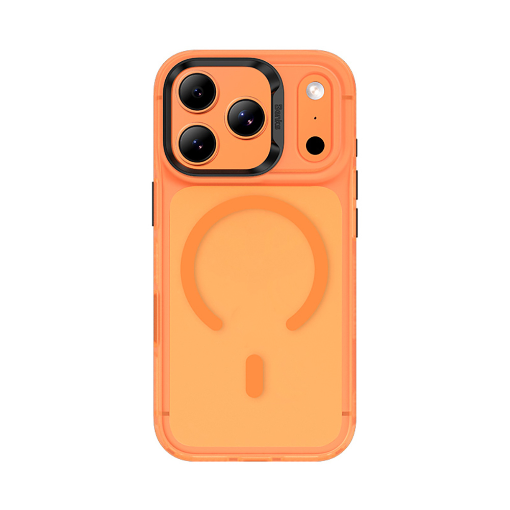 Apple iPhone 17 Pro Uyumlu Kılıf M-Safe Şarj Özellikli Benks C-Magnet Lucid Armor Kapak