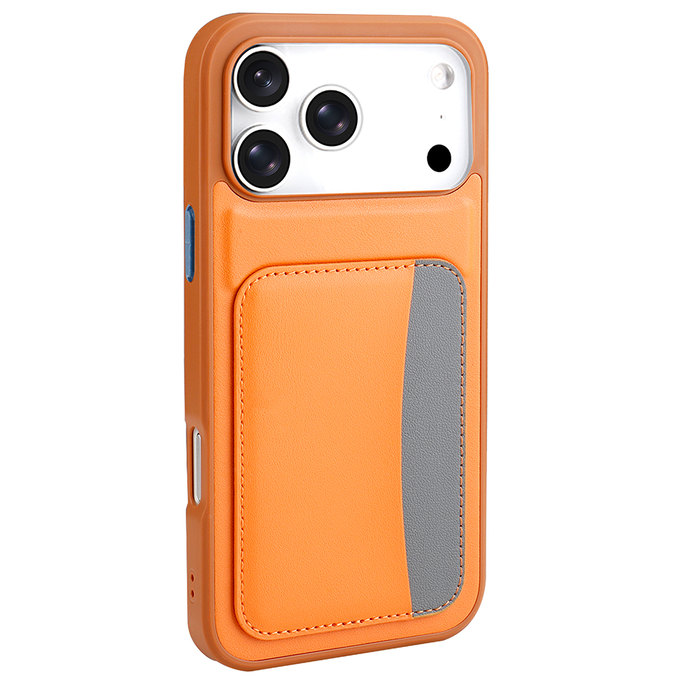 Apple iPhone 17 Pro Uyumlu Kılıf Kartlıklı Zore X-Kart Silikon Kapak