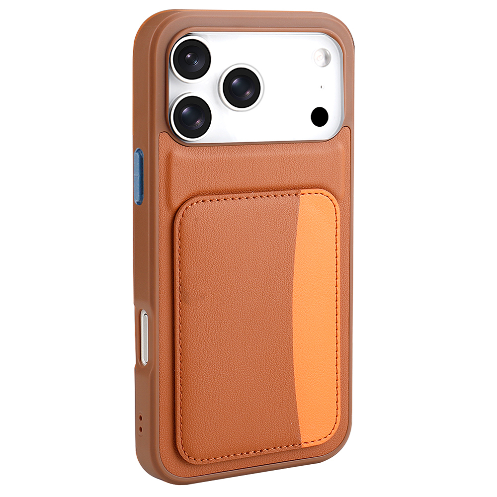 Apple iPhone 17 Pro Max Uyumlu Kılıf Kartlıklı Zore X-Kart Silikon Kapak