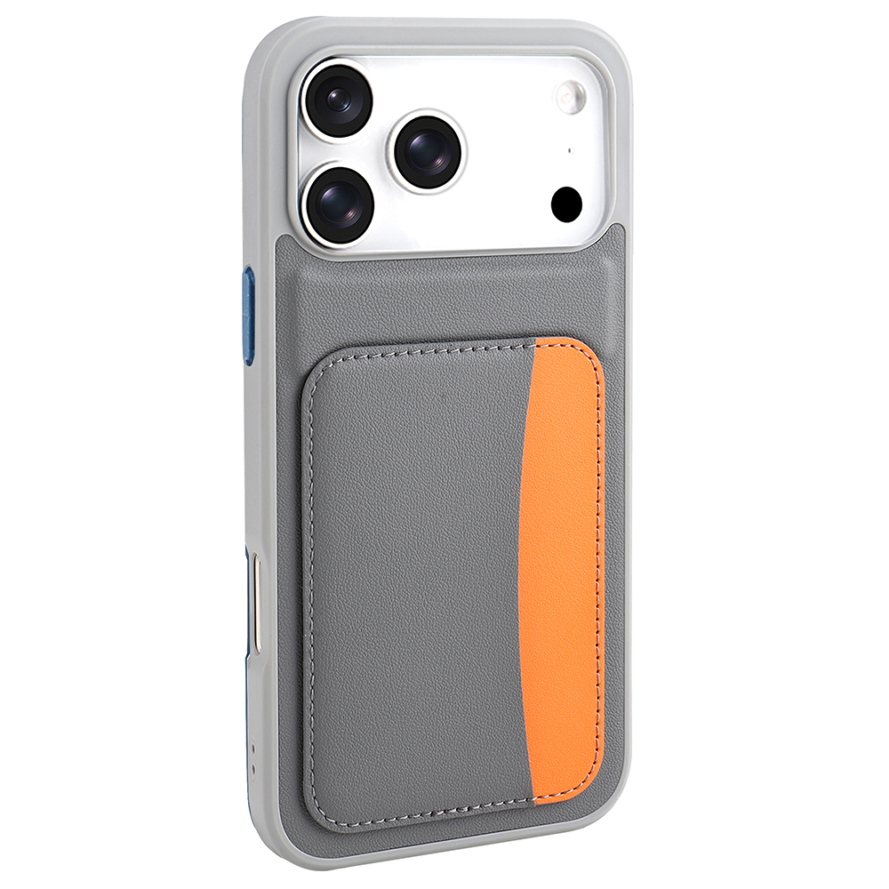 Apple iPhone 17 Pro Max Uyumlu Kılıf Kartlıklı Zore X-Kart Silikon Kapak
