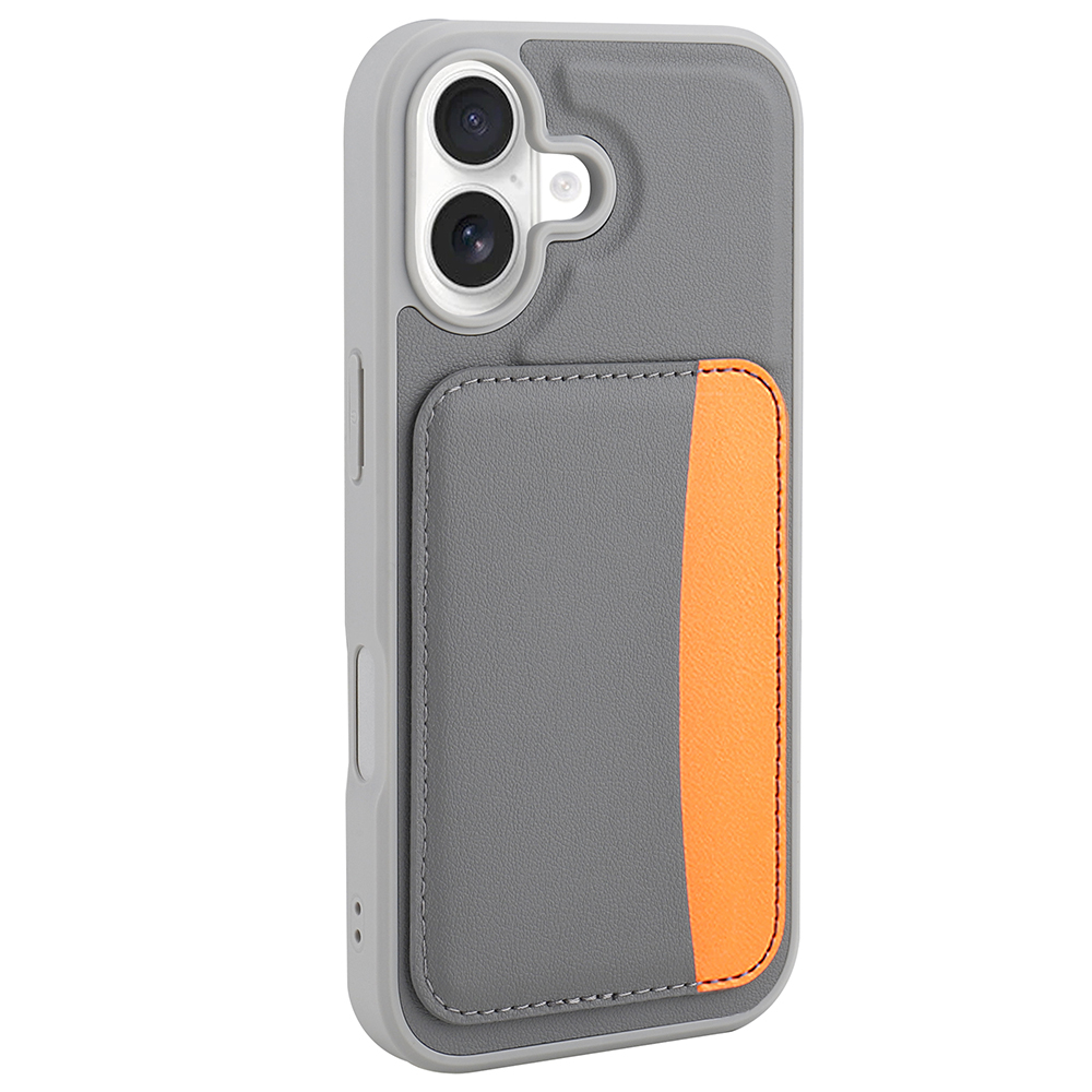 Apple iPhone 17 Uyumlu Kılıf Kartlıklı Zore X-Kart Silikon Kapak