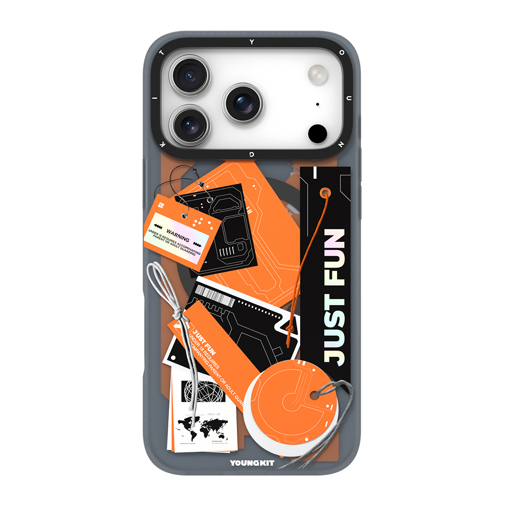 Apple iPhone 17 Pro Uyumlu Kılıf M-Safe Şarj Özellikli Youngkit Different Dimension Serisi Kapak