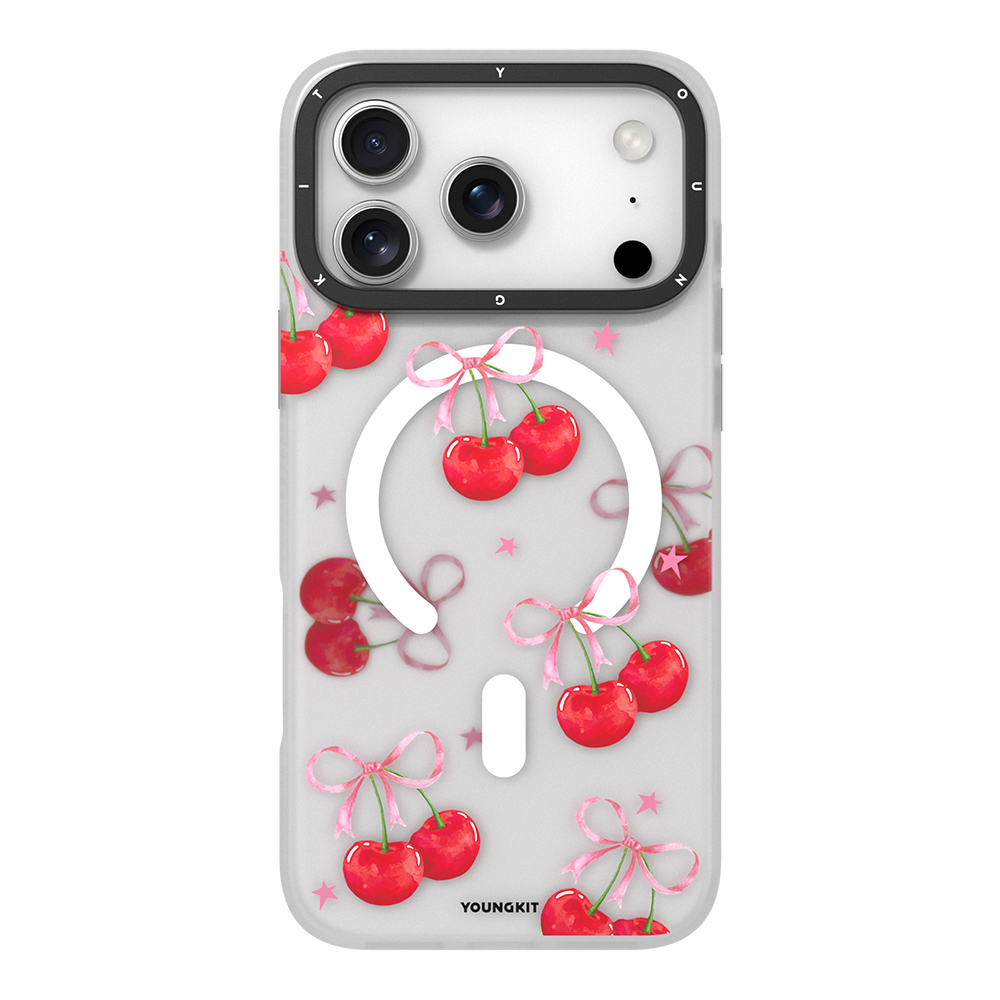 Apple iPhone 17 Pro Uyumlu Kılıf M-Safe Şarj Özellikli Airbagli Çift Katmanlı Youngkit Sweathart Serisi Kapak