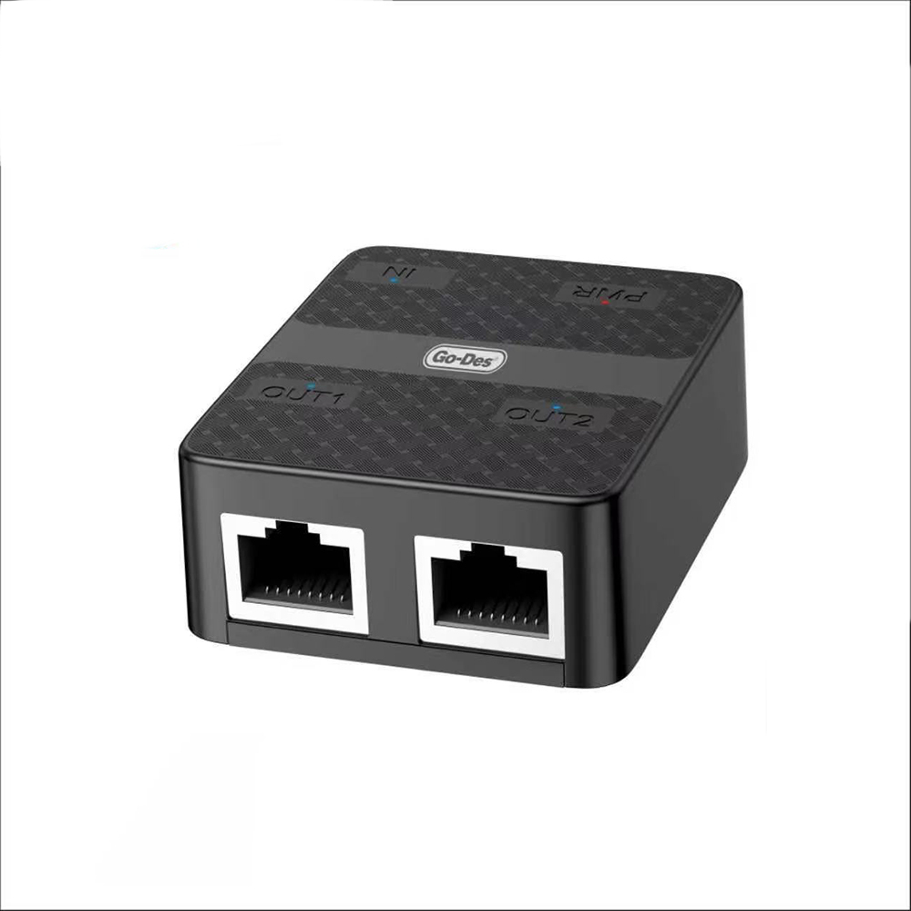 [RNZ-TA125655] Go-Des GD-WPS012 2in1 Ethernet Çoğaltıcı 1000Mbps