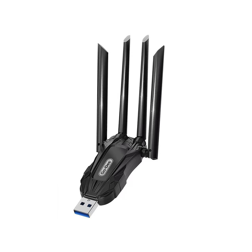 [RNZ-TA125657] Go-Des GD-WPS015 Wi-Fi USB Adaptörü 900Mbps