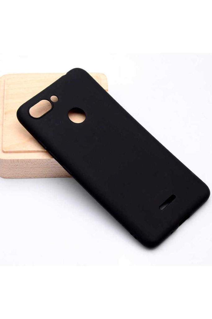 [RNZ-TA14273] Xiaomi Redmi 6 Uyumlu Kılıf Zore Premier Silikon Kapak (Siyah)