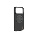 Apple iPhone 17 Pro Uyumlu Kılıf M-safe Şarj Özellikli Metal Standlı Lenyes CK225 Kevlar Kapak
