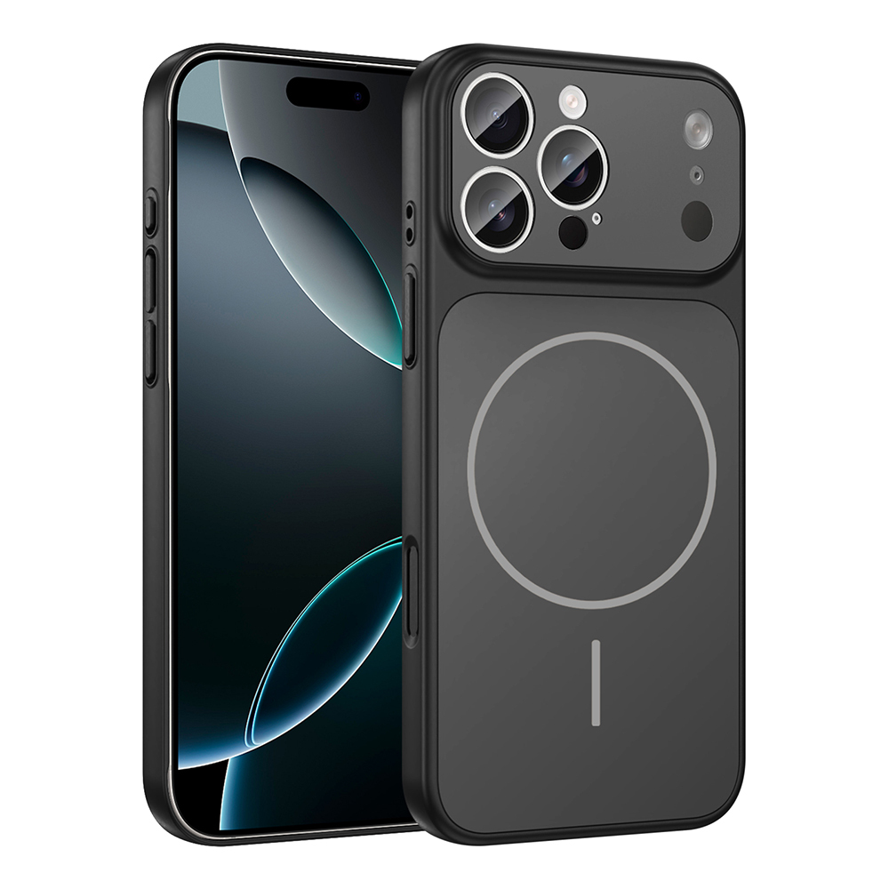 Apple iPhone 14 Pro Uyumlu Kılıf Zore M-Safe Şarj Özellikli Kamera Korumalı Formen Kapak