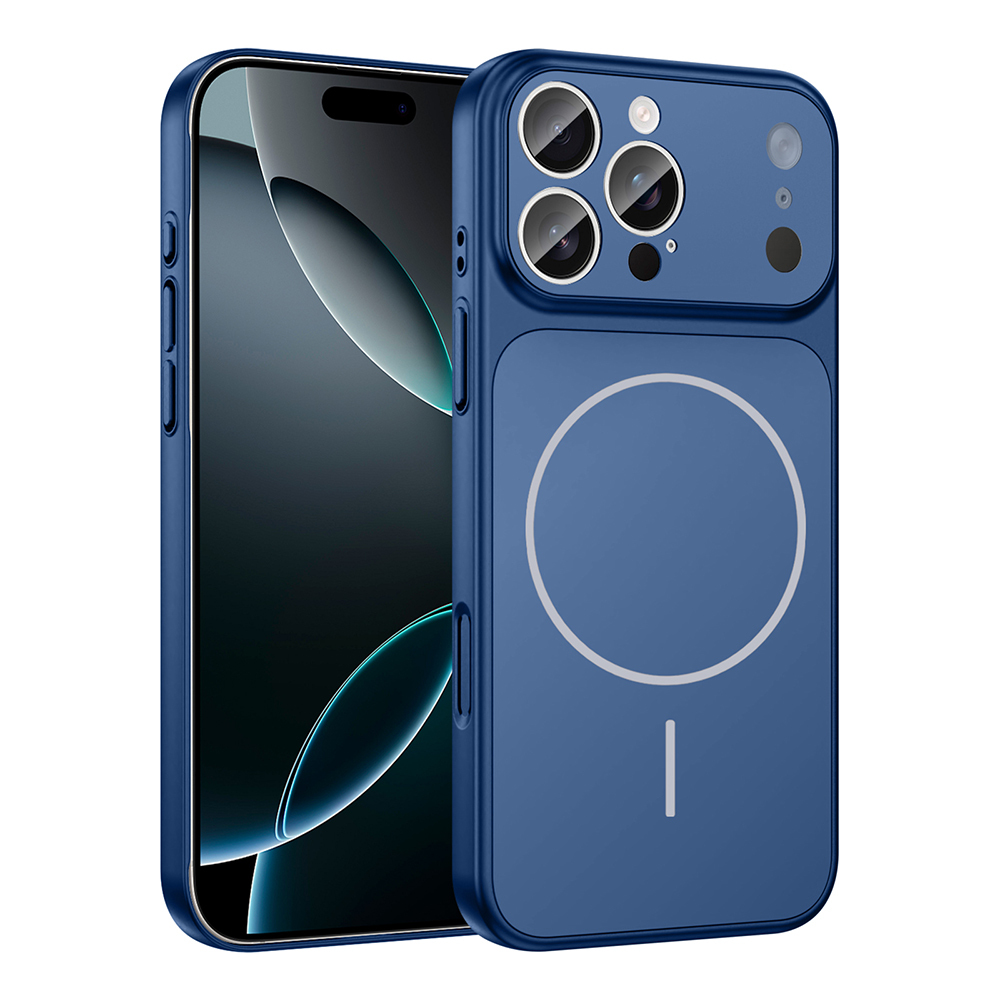 Apple iPhone 15 Pro Uyumlu Kılıf Zore M-Safe Şarj Özellikli Kamera Korumalı Formen Kapak