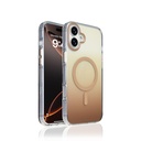 Apple iPhone 16 Plus Uyumlu Kılıf M-safe Şarj Özellikli Transparan Renk Geçişli Zore Toros Kapak