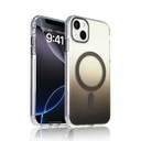 Apple iPhone 15 Uyumlu Kılıf M-safe Şarj Özellikli Transparan Renk Geçişli Zore Toros Kapak