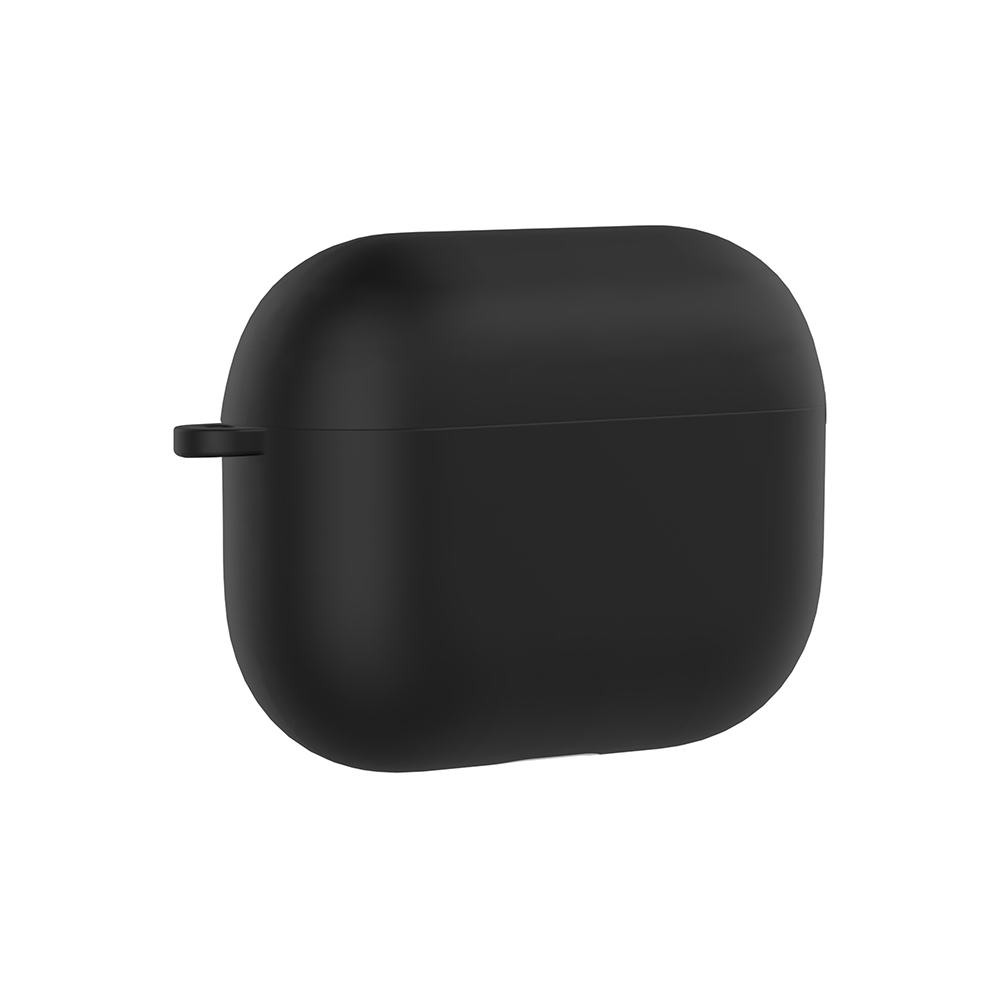 [RNZ-TA127507] Apple Airpods Pro 3 Uyumlu Zore Standart Silikon Kılıf (Siyah)