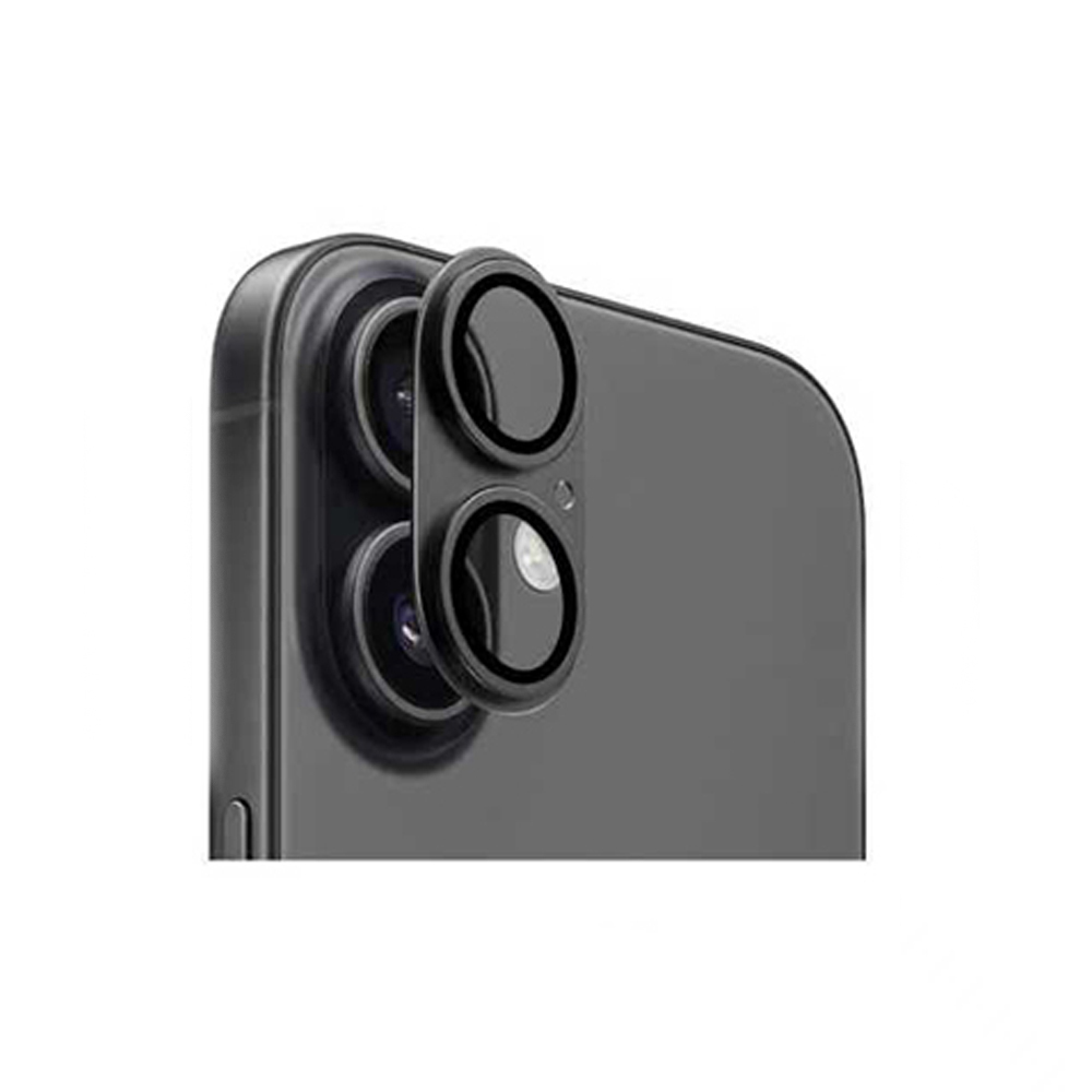 [RNZ-TA127476] Apple iPhone 17 Uyumlu Zore CL-20 Kamera Lens Koruyucu (Siyah)