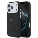 Apple iPhone 17 Pro Uyumlu Kılıf Guess Orjinal Lisanslı M-safe Şarj Özellikli Klasik Yazı Logolu PU Deri Kapak