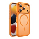 Apple iPhone 17 Pro Uyumlu Kılıf M-safe Şarj Özellikli Mat Görünümlü Wlons Vevo Kapak