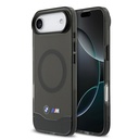 Apple iPhone 17 Air Uyumlu Kılıf BMW Orjinal Lisanslı M-safe Şarj Özellikli Metal Buton Tasarımlı Tranparan M Dizayn Kapak