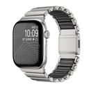 Apple Watch 44mm Uyumlu Zore KRD-149 Metal Silikon Kordon