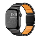 Apple Watch 44mm Uyumlu Zore KRD-149 Metal Silikon Kordon