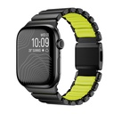 Apple Watch 44mm Uyumlu Zore KRD-149 Metal Silikon Kordon
