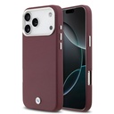 Apple iPhone 17 Pro Max Uyumlu Kılıf BMW Orjinal Lisanslı M-safe Şarj Özellikli Metal Logolu Tam Kaplama Deri Kapak