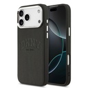 Apple iPhone 17 Pro Max Uyumlu Kılıf DKNY Orjinal Lisanslı M-safe Şarj Özellikli PU Deri Kabartmalı Kapak