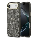 Apple iPhone 17 Air Uyumlu Kılıf Guess Orjinal Lisanslı M-safe Şarj Özellikli Yazı Logolu Python Desenli Kapak