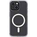 Apple iPhone 14 Plus Uyumlu Kılıf M-safe Şarj Özellikli Airbagli Şeffaf PC Arka Yüzey Recci Magnetik Suction Serisi Kapak