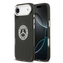 Apple iPhone 17 Air Uyumlu Kılıf Mercedes Benz Orjinal Lisanslı M-safe Şarj Özellikli Çift Katmanlı PC Nostaljik Yıldız Dizayn Kapak