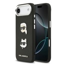 Apple iPhone 17 Air Uyumlu Kılıf Karl Lagerfeld Orjinal Lisanslı Metal Logolu K&C Heads Pin Kapak