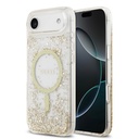 Apple iPhone 17 Air Uyumlu Kılıf Guess Orjinal Lisanslı M-safe Şarj Özellikli Transparan Resin Bottom Kapak