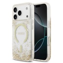 Apple iPhone 17 Pro Uyumlu Kılıf Guess Orjinal Lisanslı M-safe Şarj Özellikli Transparan Resin Bottom Kapak