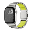 Apple Watch 10 46mm Uyumlu Zore KRD-149 Metal Silikon Kordon