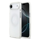 Apple iPhone 17 Air Uyumlu Kılıf Mercedes Benz Orjinal Lisanslı M-safe Şarj Özellikli Buzlu PC Nostaljik Yıldız Dizayn Kapak