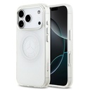 Apple iPhone 17 Pro Uyumlu Kılıf Mercedes Benz Orjinal Lisanslı M-safe Şarj Özellikli Buzlu PC Nostaljik Yıldız Dizayn Kapak