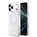 Apple iPhone 17 Pro Max Uyumlu Kılıf Mercedes Benz Orjinal Lisanslı M-safe Şarj Özellikli Buzlu PC Nostaljik Yıldız Dizayn Kapak