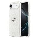 Apple iPhone 17 Air Uyumlu Kılıf Karl Lagerfeld Orjinal Lisanslı Parlayan Simli Karl & Choupette Heads Kapak