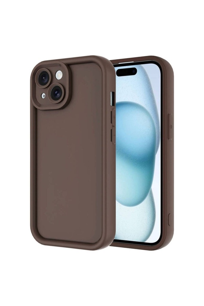 Apple iPhone 14 Uyumlu Kılıf Kamera Korumalı Zore Ananas Kapak